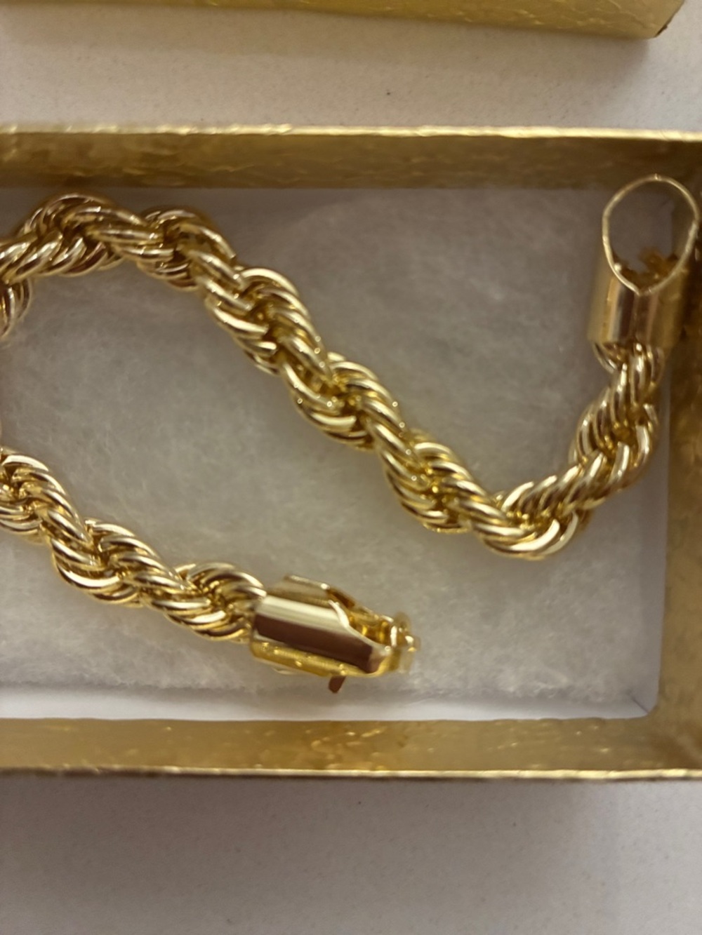 14k Gold Rope Chain Bracelet - Women Jewelry